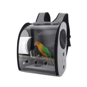 Saas Bird Carrier Bag 32x22x38 CM (Gray)