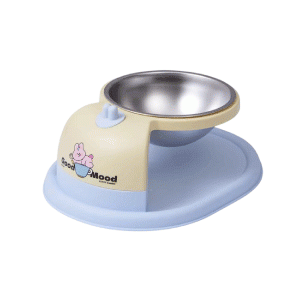 Saas Single Pet Food Bowl 25.5x20.5x11.5 CM (Blue-Yellow)