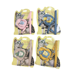 Saas Cat Fashion Cat Harness Set Large