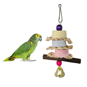 Saas Birds Parrot Grinding Stone Toy 16cm