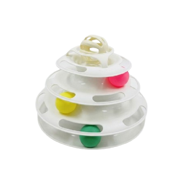 Saas Cat Tower Playing Toy No#2 (White)
