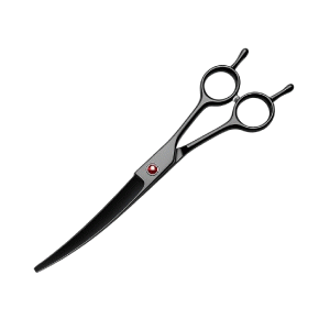 7.5 Inch Black Curved Scissor-Right Hand